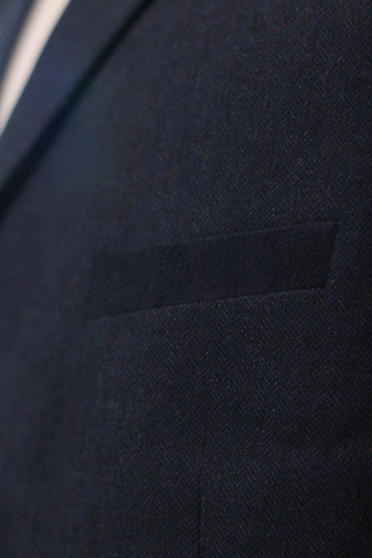 TAVERNY Chief tweed navy suit