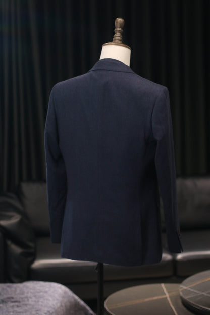 TAVERNY Chief tweed navy suit